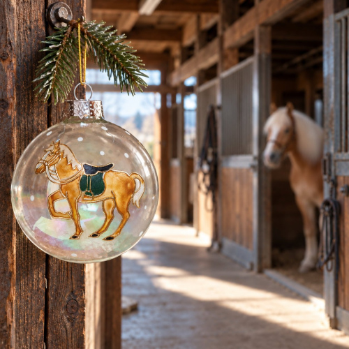 Christbaumkugel "Pferd"