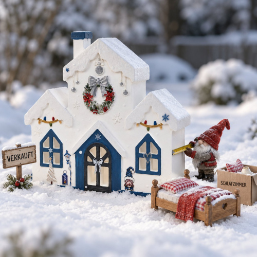 Weihnachtshäuschen mit Platzproblem