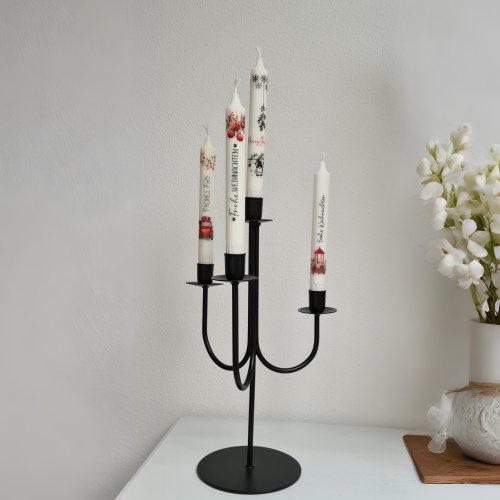 Weihnachtliche Stabkerzen  
