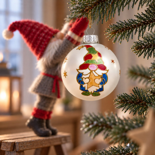 Christbaumkugel "Wichtelpapa"