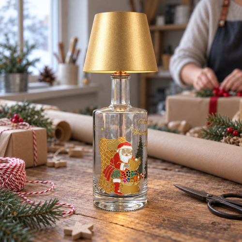 Flaschenlicht "Santa Claus"